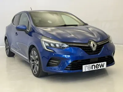 Usado Renault Clio V 100 CV (73 kW) 2021 Azul Utilitario
