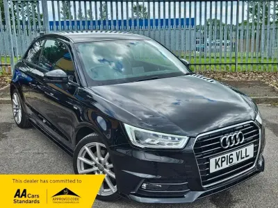 Used Audi A1 S-Line 125 HP (91 kW) 2016 Black Hatchback