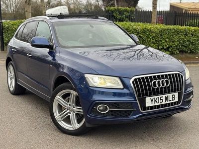 Used Audi Q5 S-line plus 177 HP (130 kW) 2015 Blue SUV