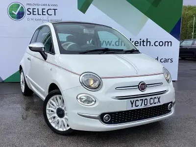Begagnad Fiat 500C Dolcevita 2020 Vit Cab