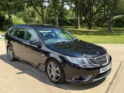 Used Saab 9-3 280 HP (205 kW) 2008 Black Estate