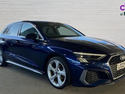 Used Audi A3 S-Line 110 HP (80 kW) 2022 Blue Hatchback