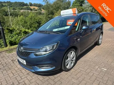 Used Vauxhall Zafira SRi 140 HP (102 kW) 2017 Blue MPV