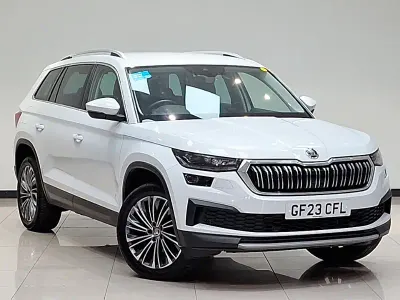 Used Skoda Kodiaq SE L Executive 150 HP (110 kW) 2023 White SUV
