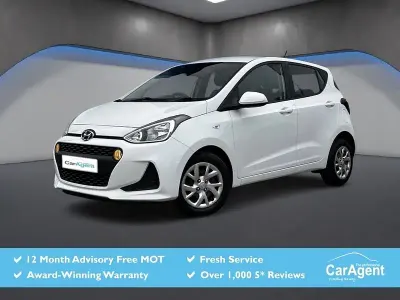 Used Hyundai i10 SE 66 HP (48 kW) 2017 White Hatchback