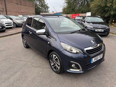 Used Peugeot 108 Allure 82 HP (60 kW) 2015 Blue Hatchback