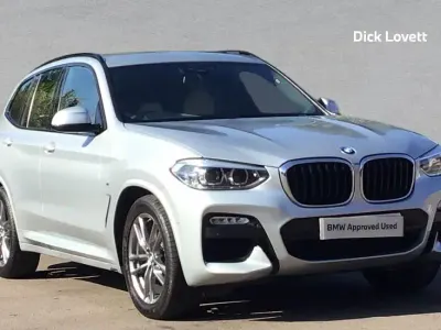 Used BMW X3 M Sport 181 HP (133 kW) 2019 Silver SUV