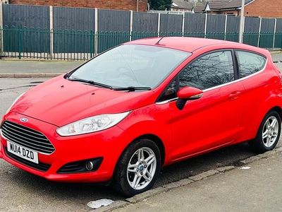 Used Ford Fiesta Zetec 2014 Red Hatchback