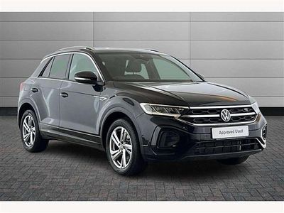 Black Used 2025 VW T-Roc R-line SUV | £25,690 (Fair price)