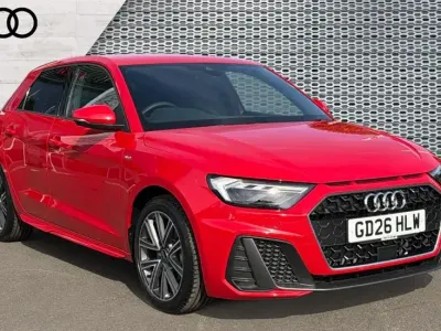 New Audi A1 Sportback S-Line 116 HP (85 kW) 2026 Red Hatchback