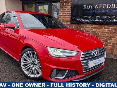 Used Audi A4 S-Line 150 HP (110 kW) 2019 Red Sedan