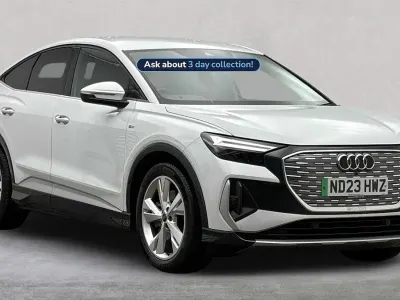 Used Audi Q4 e-tron S-Line 150 kW (204 HP) 2023 White SUV