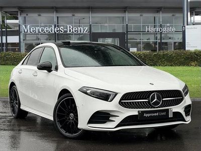 Used Mercedes A250 AMG Line Premium Plus 214 HP (157 kW) 2022 White Sedan