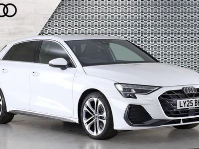Used Audi A3 S-Line 150 HP (110 kW) 2025 White Hatchback