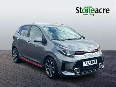 Used Kia Picanto GT-Line S 99 HP (72 kW) 2021 Grey Hatchback