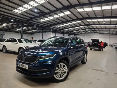 Used Skoda Kodiaq SE L 150 HP (110 kW) 2018 Blue SUV