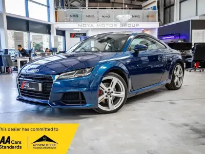 Begagnad Audi TT S-Line 230 HK (169 kW) 2015 Blå Sportkupé