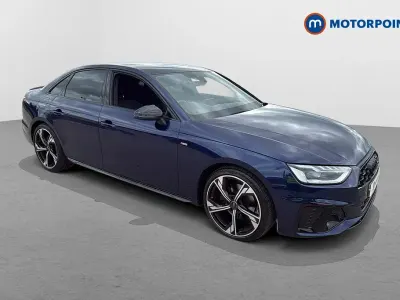 Used Audi A4 Black Edition 150 HP (110 kW) 2024 Blue Sedan