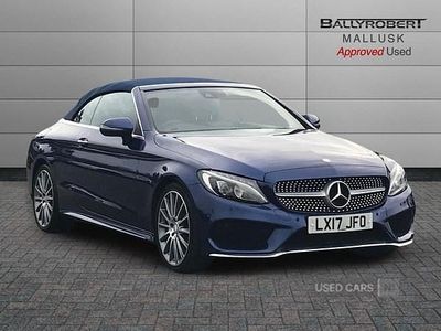 Used Mercedes C250 AMG Line Premium Plus 2017 Blue Cabriolet