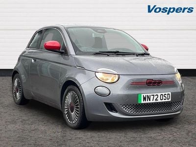 Grey Used 2022 Fiat 500e Red Hatchback | £12,400 (Fair price)