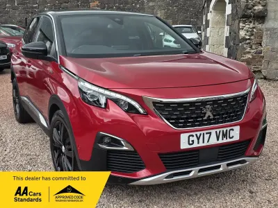 Used Peugeot 3008 GT-line 120 HP (88 kW) 2017 Red SUV