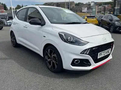 Used Hyundai i10 N Line 101 HP (74 kW) 2023 White Hatchback