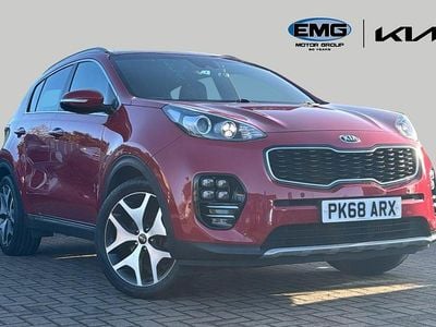 Used Kia Sportage GT-Line 114 HP (83 kW) 2018 Red SUV