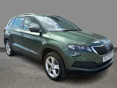 Used Skoda Karoq SE 110 HP (80 kW) 2021 Green SUV