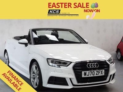 Used Audi A3 Cabriolet S-Line 150 HP (110 kW) 2020 White Cabriolet