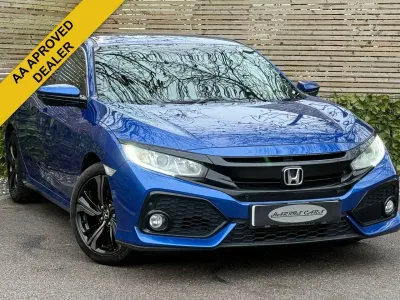 Used Honda Civic SR 129 HP (94 kW) 2017 Blue Hatchback