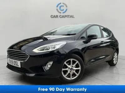 Used Ford Fiesta Zetec 100 HP (73 kW) 2019 Black Hatchback