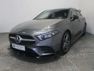 Used Mercedes A180 AMG line 116 HP (85 kW) 2018 Grey Hatchback