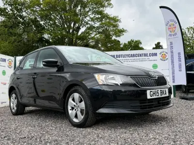 Begagnad Skoda Fabia SE 110 HK (80 kW) 2015 Svart Halvkombi
