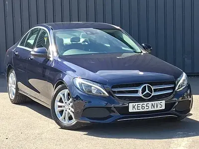 Used Mercedes C220 170 HP (125 kW) 2016 Blue Sedan