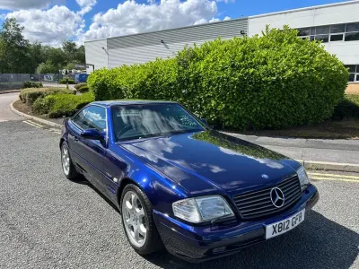 Used Mercedes SL320 Edition 221 HP (162 kW) 2000 Blue Cabriolet