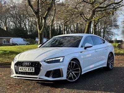 White Used 2022 Audi A5 S-Line Hatchback | £24,995 (Good price)