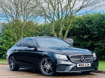 Used Mercedes E220 AMG line 194 HP (142 kW) 2016 Black Sedan