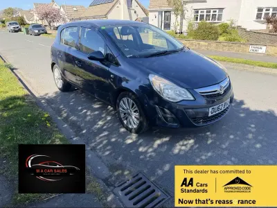 Używany Vauxhall Corsa 100 KM (73 kW) 2012 Niebieski Hatchback