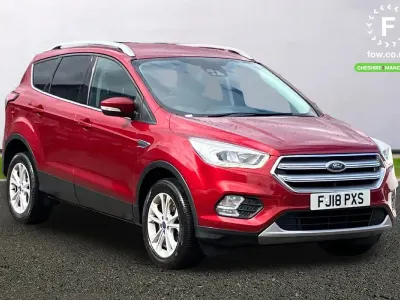 Used Ford Kuga Titanium 120 HP (88 kW) 2018 Red SUV