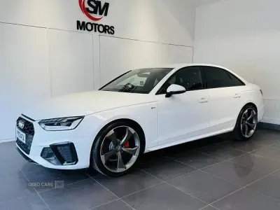 Used Audi A4 S-Line 190 HP (139 kW) 2020 White Sedan