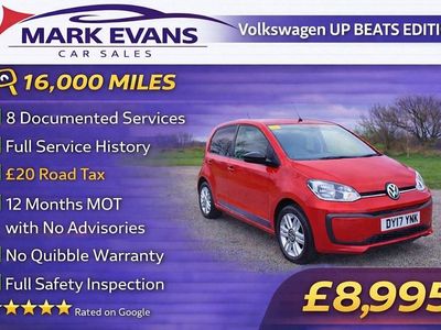 Red Used 2017 VW up! Beats Hatchback | £8,995 (Fair price)