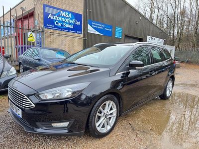 Black Used 2016 Ford Focus Zetec Estate | £3,695 (Fair price)