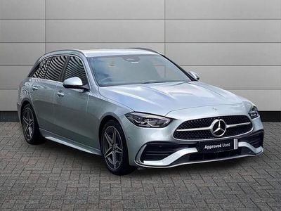 Used Mercedes C200 AMG line 200 HP (147 kW) 2022 Silver Estate