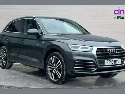 Usado Audi Q5 S-Line 190 HP (139 kW) 2018 Cinzento SUV