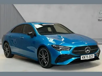 Used Mercedes CLA220 AMG Line Premium 190 HP (139 kW) 2025 Blue Sedan