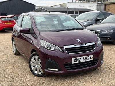 Used Peugeot 108 Active 68 HP (50 kW) 2015 Purple Hatchback