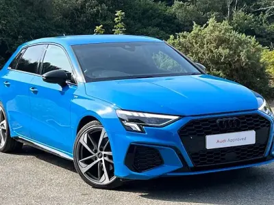 Used Audi A3 Sportback Black Edition 150 HP (110 kW) 2023 White Hatchback