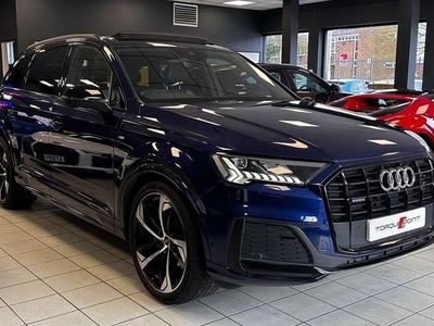 Used Audi Q7 Black Edition 286 HP (210 kW) 2021 Blue SUV