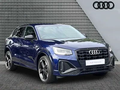 Used Audi Q2 Black Edition 150 HP (110 kW) 2021 Blue SUV