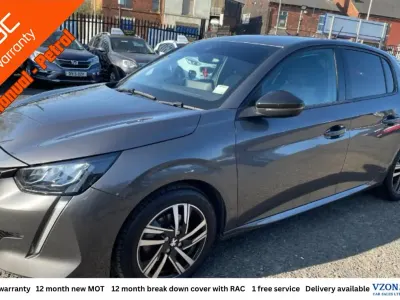 Used Peugeot 208 Allure 75 HP (55 kW) 2021 Grey Hatchback